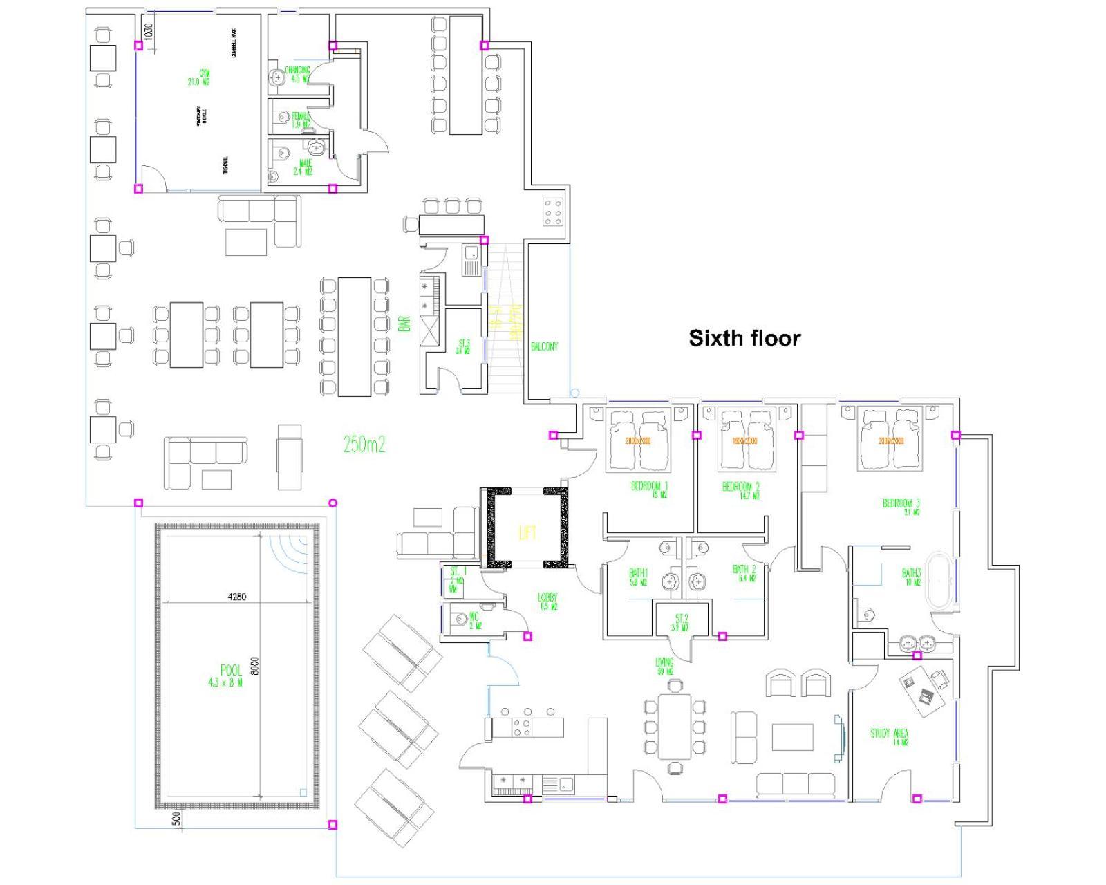 Suncity Hotel Apartment Accra Rum bild